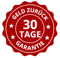 Zufriedenheitsgarantie oder Geld zurück.